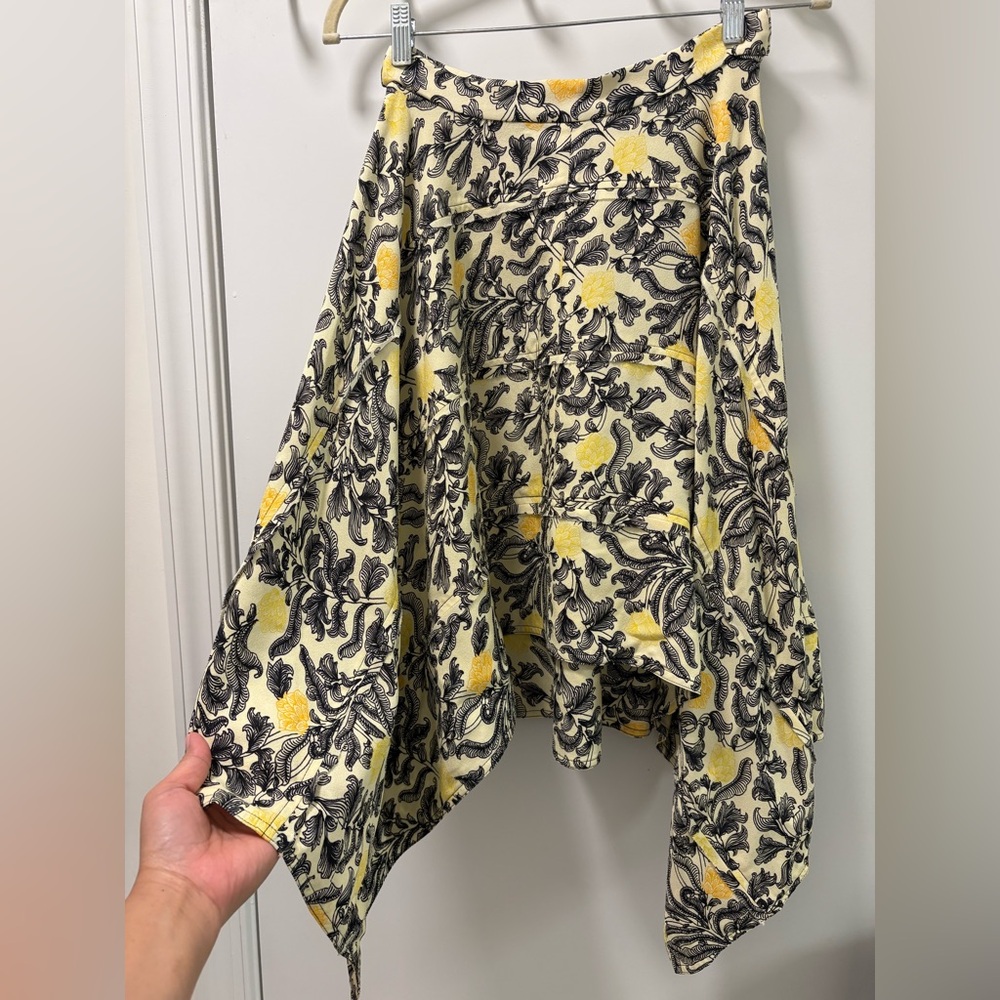 Proenza Schouler Asymmetic Hem Floral Midi Skirt Size 2 NWT - Picture 8 of 14